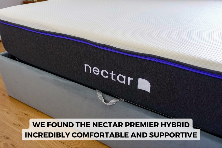 nectar premier hybrid mattress in room